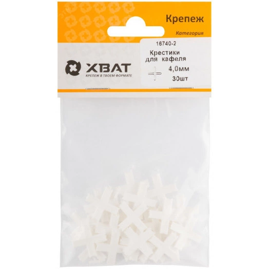 Крестик для кафеля 4.0мм (30шт)