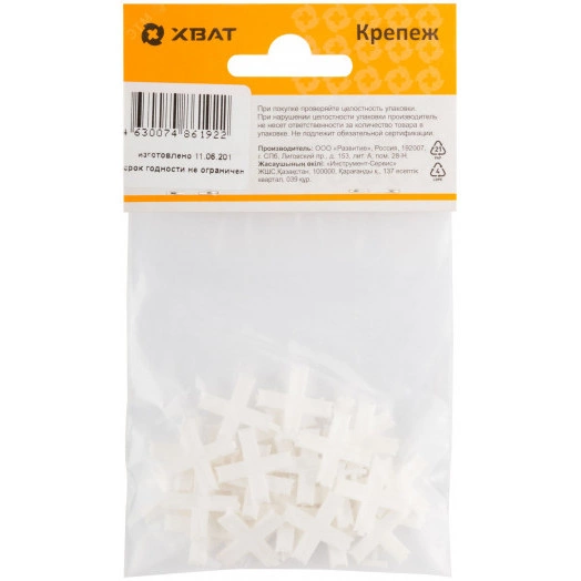 Крестик для кафеля 4.0мм (30шт)