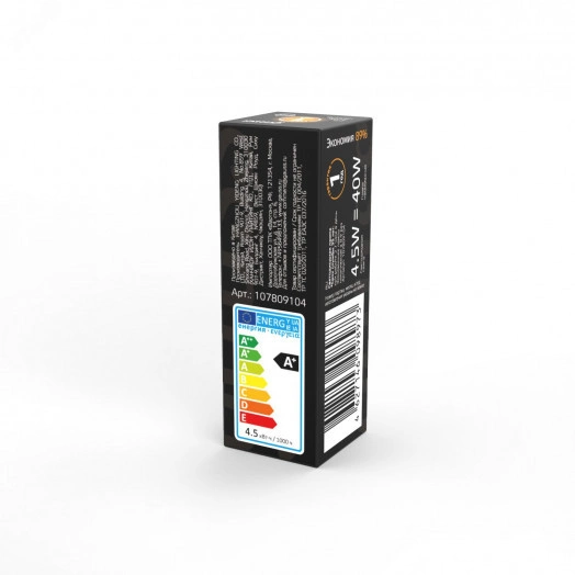 Лампа светодиодная LED 4.5 Вт 380 лм 3000К AC220-240В G9 капсула теплая стеклянная Black Gauss