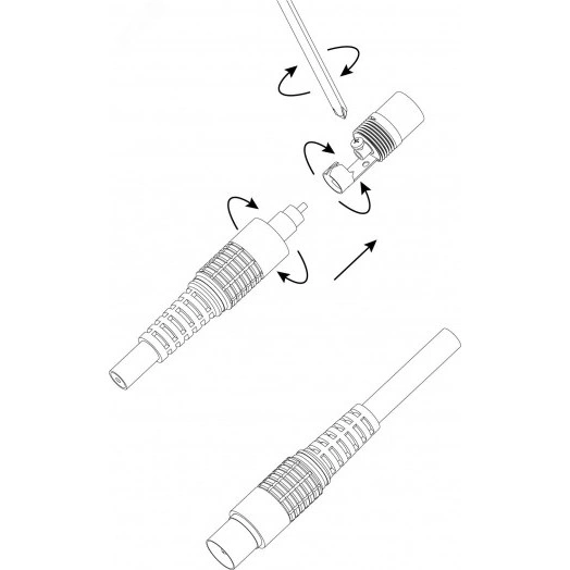 Разъем R-TV05-1 TV без пайки