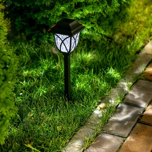 Садовый светильник на солнечной батарее USL-C-693/PT440 VICTORY SET12  в составе набора из 12шт Белый свет 1*AA аккумулятор в/к IP44