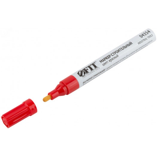 Маркер строительный с жидким красящим составом