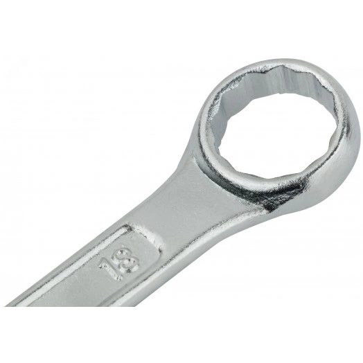 Ключ комбинированный, цинковое покрытие 18 мм