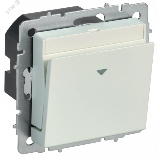 BRITE Выключатель карточный 30А ВС10-1-8-БрЖ жемчуг IEK