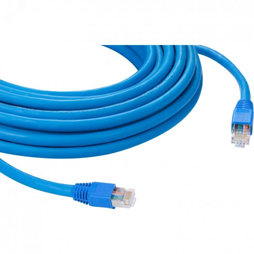 Кабель U/FTP Cat6 с разъемами RJ-45, DGKat, HDBaseT с разрешением до 4K, 7.6 м., синий