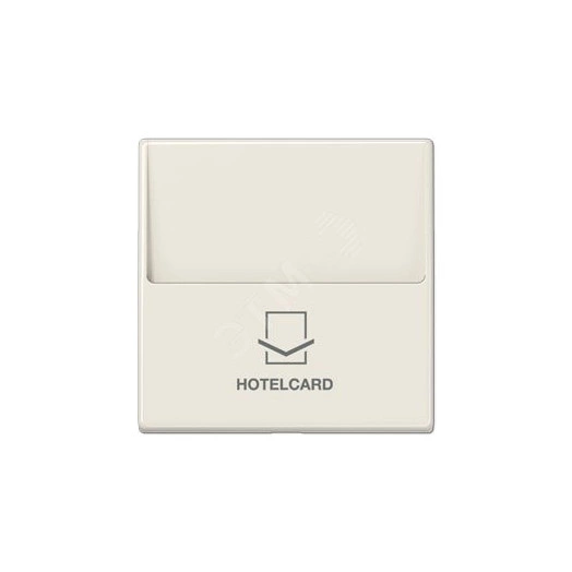 Накладка карточного выключателя (без механизма)  Серия AS500  Материал- ударопрочный термопласт  Цвет- слоновая кость