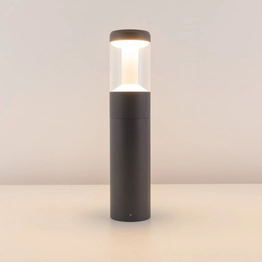 Светильник LGD-STEM-BOLL-H500-10W Warm3000 (GR, 185 deg, 230V) (ARL, IP65 Металл, 3 года)