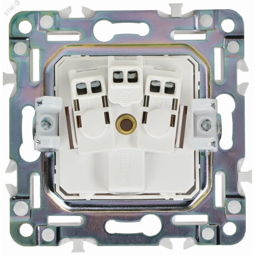 SKANDY Розетка с заземлением без защитных шторок 16А SK-R05Bl черный IEK