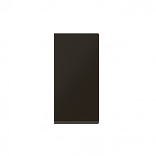 Кнопочный выключатель Mosaic 1 модуль - 6 A - матовый черный