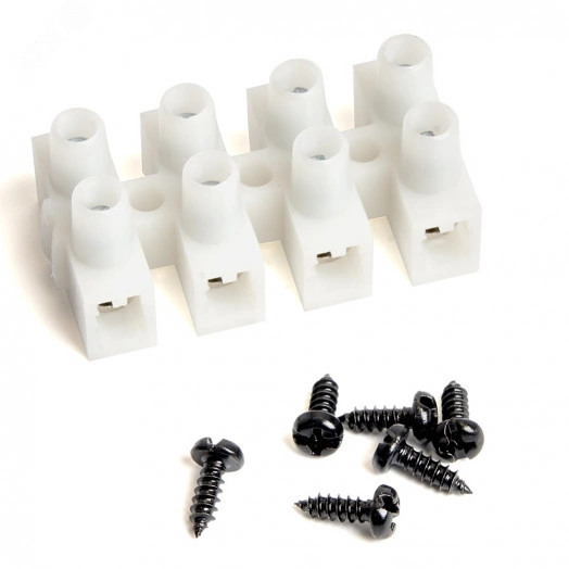 Коробка распределительная водонепроницаемая 6 выходов, с клеммой в комплекте,