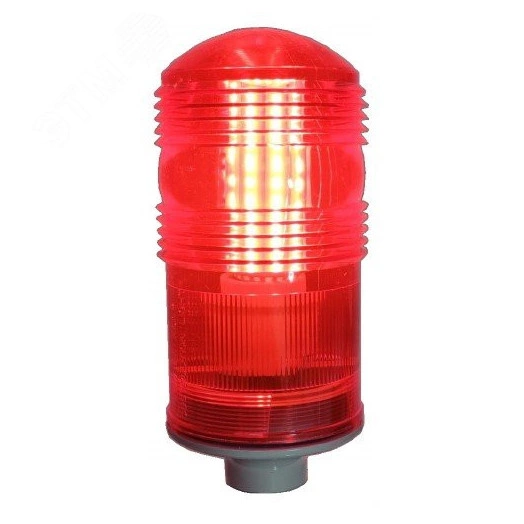 Заградительный огонь низкой интенсивности ЗОМ-ПК1-ЛСД114 >35cd ICAO type B, 220V AC, E27, IP65.