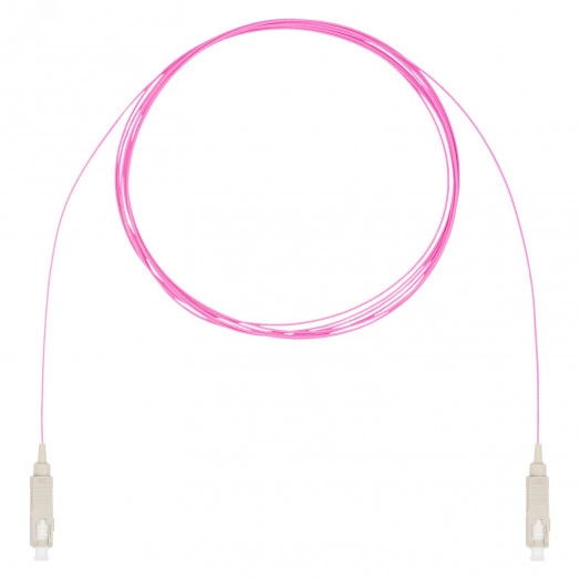 Шнур оптический монтажный (пигтейл), SC-SC, OM4, нг(А)-HF, маджента, 3,0 м