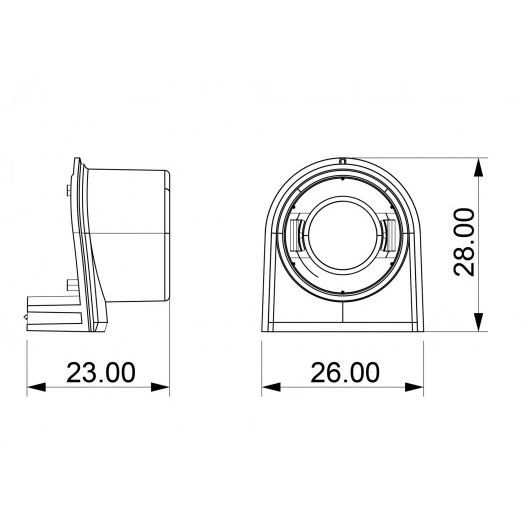 Ввод для гофротрубы 15А  Rotondo, цвет бежевый