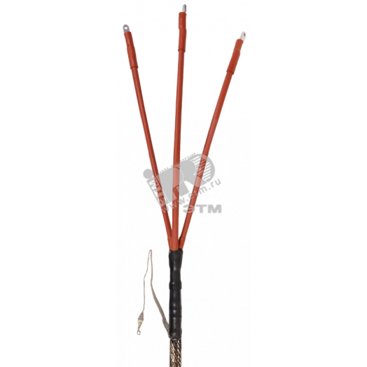 Муфта КВтп-10 3х150/240 с наконечником бумажная изоляция