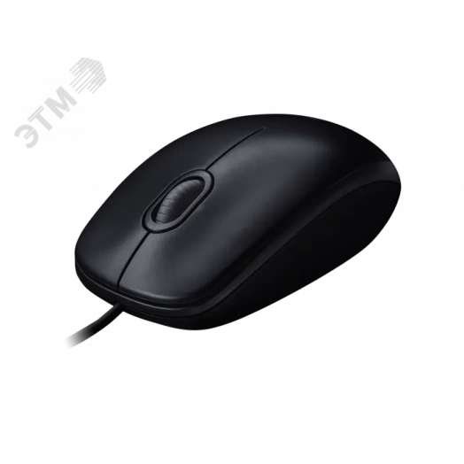 Мышь проводная M100, 1000 dpi, USB-A, черный