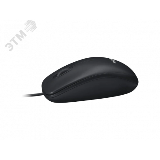 Мышь проводная M100, 1000 dpi, USB-A, черный