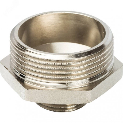 Ниппель НН 1'1/2х3/4' переходной, никелированный