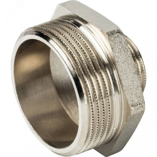 Ниппель НН 1'1/2х3/4' переходной, никелированный