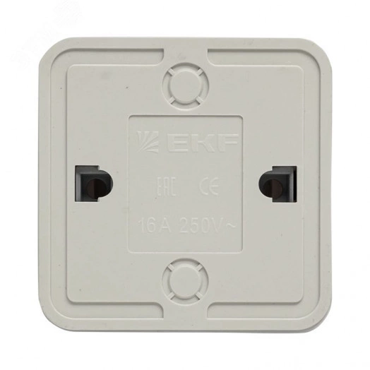 Рим Выключатель двухклавишный с индикатором 10А белый