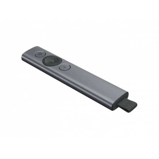 Презентер беспроводной R-R0011, 3 кнопки, Bluetooth, серый