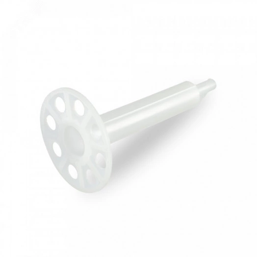 Тарельчатый дюбель гриб с гвоздем для ПМ IN80 белый (50 шт/уп)