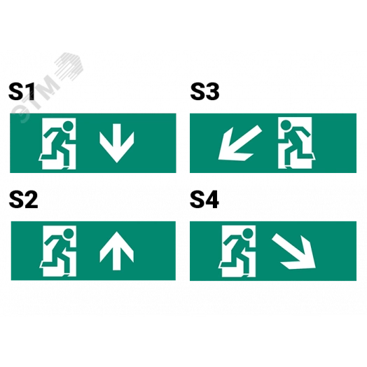 Наклейка S4 для ДСА-503 Направление