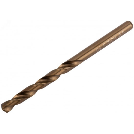 Cверло HSS по металлу Профи, с добавкой кобальта 5%, в блистере 6.0 х 93 мм (1 шт)