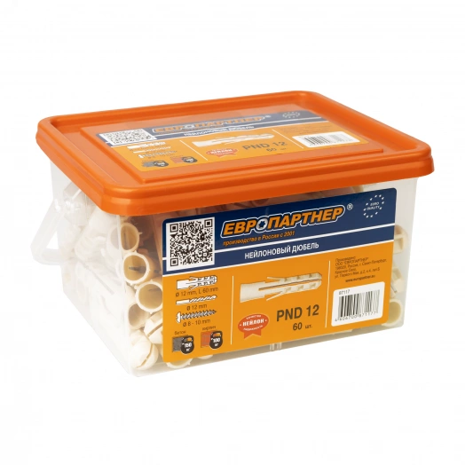 Дюбель нейлоновый PND-12 12х60мм (60шт)