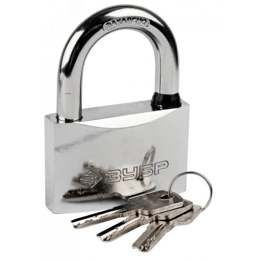 Замок ''ЭКСПЕРТ'' навесной, стальной корпус, классическая форма, закаленная дужка, 70мм