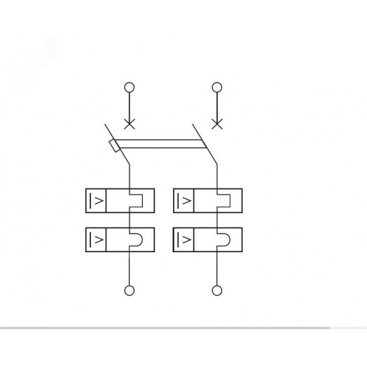 Выключатель автоматический двухполюсный 32А C 6кА MD63N-2PC32 DKC