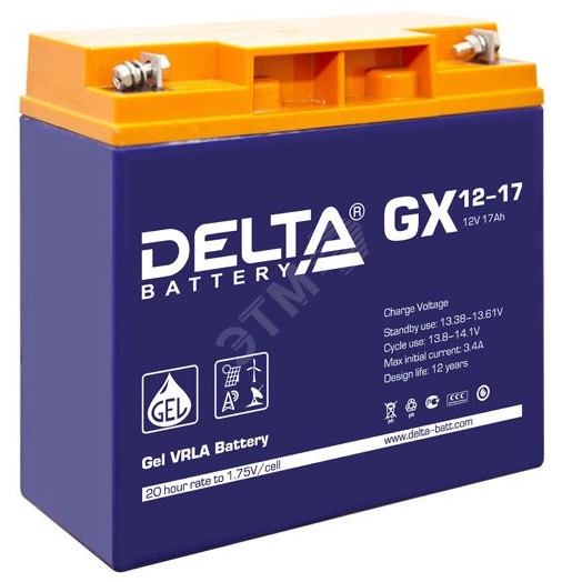 Аккумулятор GX 12В 17Ач