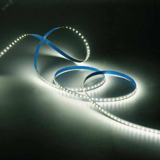 Лента светодиодная LED 2835/120-SMD 14,4 Вт/м 1400 Лм/м 3000К теплый белый IP20 12 В DC 8 мм (катушка 3 м) Basic Gauss