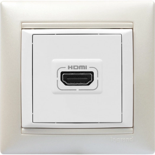 VALENA Рамка 1 пост жемчужная