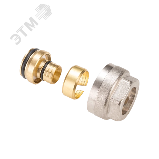 Фитинг обжимной (евроконус) 3/4'х16х2.0 для полиэтиленовой и металполимерной трубы