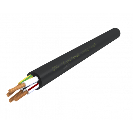 Кабель силовой ВВГнг(А)-LS 4х6 (PE)-0.660 однопроволочный