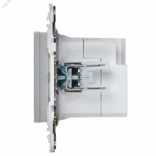 SKANDY Розетка USB A+C 18Вт SK-R13S серебряный IEK