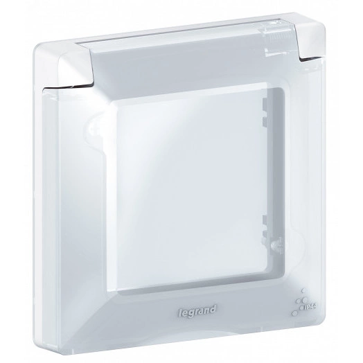 Valena LIFE IP Рамка 1 пост влагозащитная с крышкой белая