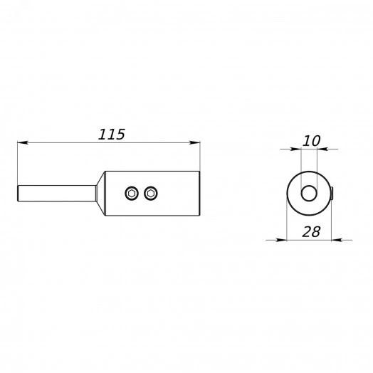 Набор установочный для подключения изолированного токоотвода