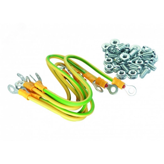 Набор проводов заземления 4 провода 250мм-4мм