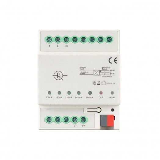 INTELLIGENT ARLIGHT Блок питания шины KNX-301-72-AUX-DIN (230V, 960mA) (IARL, IP20 Пластик, 2 года)