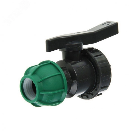 Кран ПНД шаровой разъемный ВР 63 х 2'