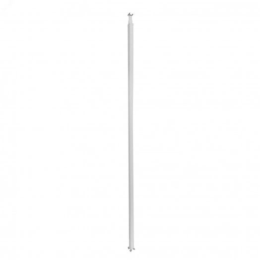 Snap-On колонна алюминиевая с крышкой из пластика 1 секция 2,77 метра, с возможностью увеличения высоты колонны до 4,05 метра,  цвет белый