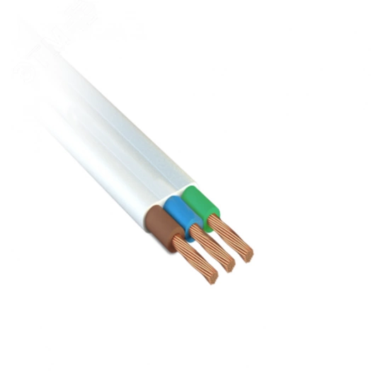 Шнур ШВВПнг(А)-LS-ХЛ 3х1,5 (100м) белый ТРТС