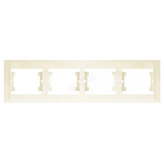 Defne Рамка 4 поста бежевая