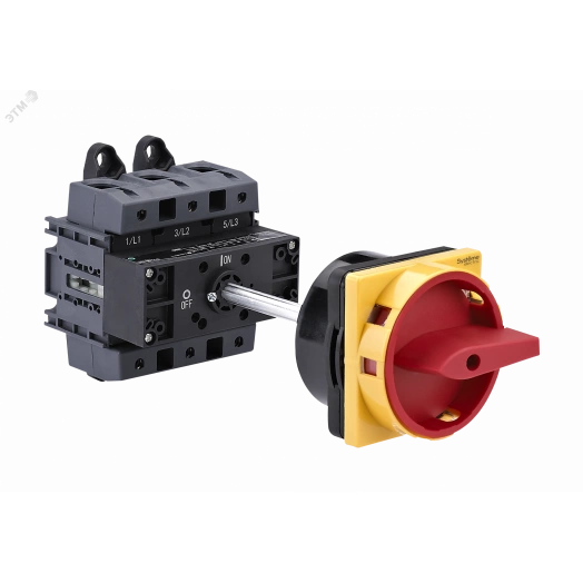 ВЫКЛЮЧАТЕЛЬ-РАЗЪЕДИНИТЕЛЬ 3P 175A С КРАСНОЙ ВЫНОСНОЙ РУКОЯТКОЙ НА ДИН-РЕЙК/ПЛАТЕ