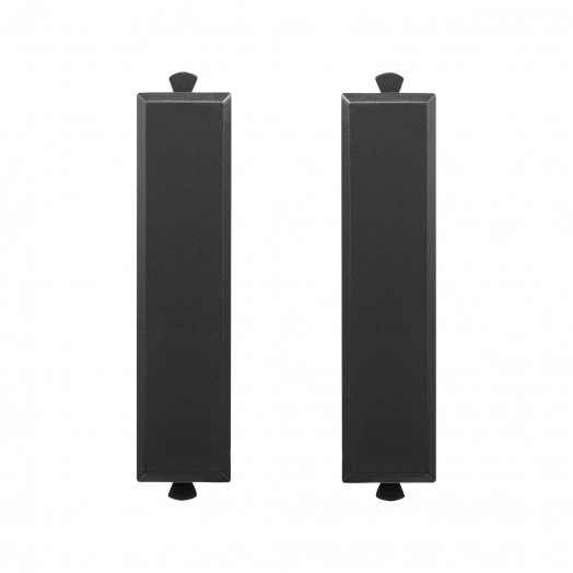 Avanti Комплект модульных заглушек , Черный матовый, 0,5 модуля 2 штуки