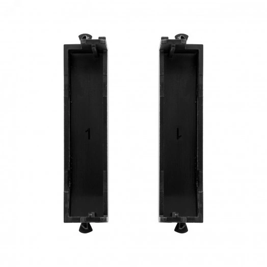 Avanti Комплект модульных заглушек , Черный матовый, 0,5 модуля 2 штуки