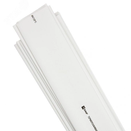 Трубка термоусаживаемая ТУТ нг 20/10 белая в отрезках по 1м PROxima