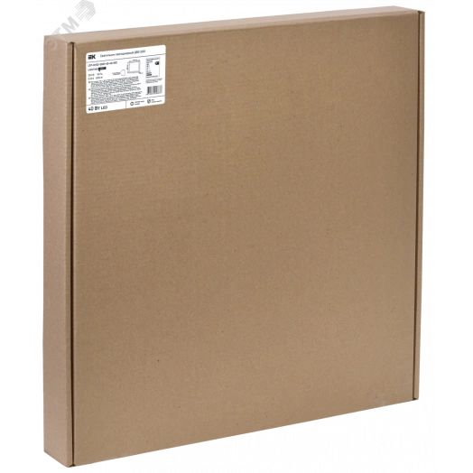 LIGHTING PRO Светильник светодиодный ДВО 2001 40Вт 4000К IP40 588х588мм Грильято опал IEK