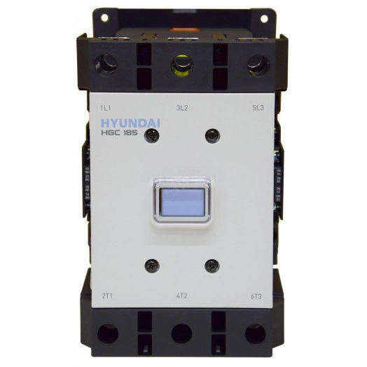 Магнитный контактор HGC185 22NS F440 185А 90кВт при АС3 (380-440В) кат. 380В АC 110-220 DC 2НО+2НЗ